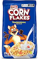 KiSabor, Corn Flakes, Tradicional, Açucarado, Cereal Matinal, 270 Gramas