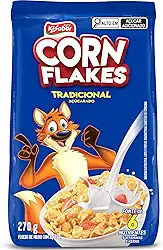 KiSabor, Corn Flakes, Tradicional, Açucarado, Cereal Matinal, 270 Gramas