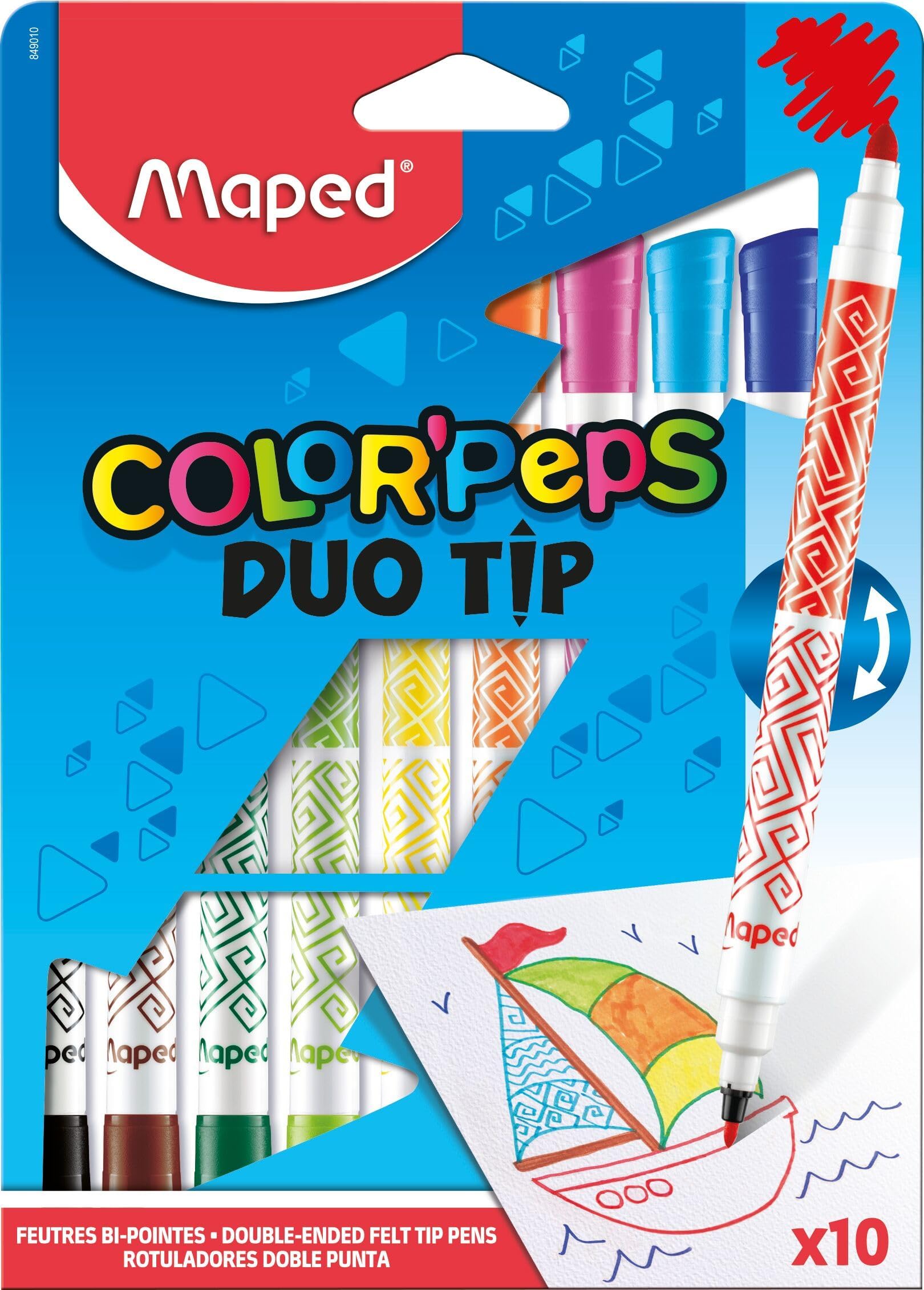 - MAPED (DUO-TIP) Colour'Peps Duo Tip Pens (849010)