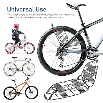 Amazon | INOOMP 自転車保護ネット 自転車 巻き込み防止ガード