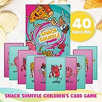 Snack Shuffle by ProudDad: Fun Quick Family Card Game for All Ages - Real Snacks Twist for Epic Game Nights!