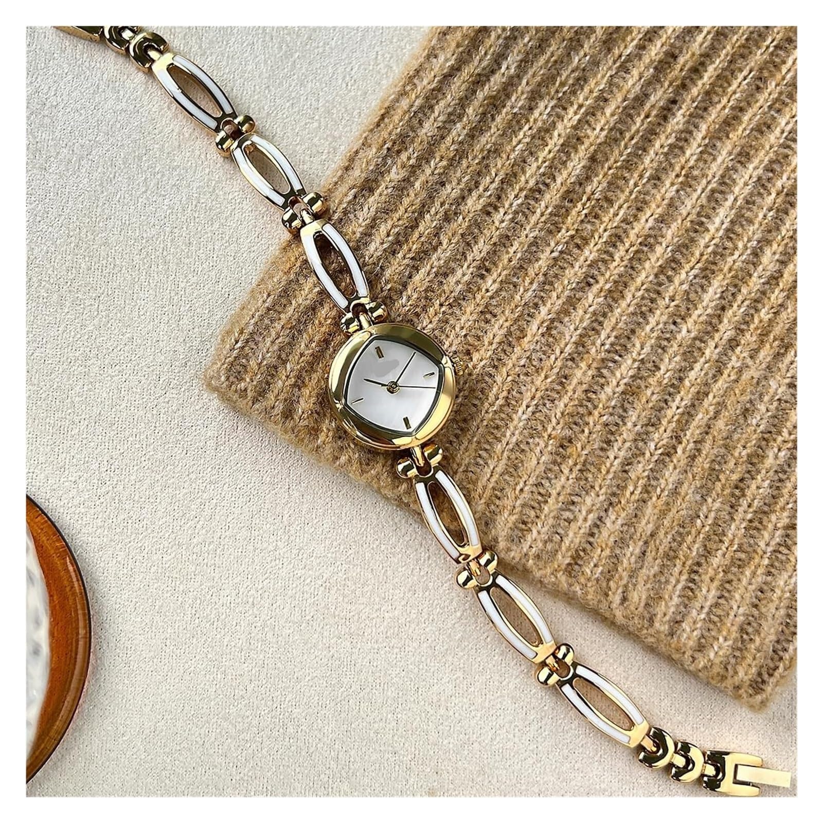 Relojes de pulsera delicados para mujer, reloj de pulsera de cuarzo, perfecto para uso diario