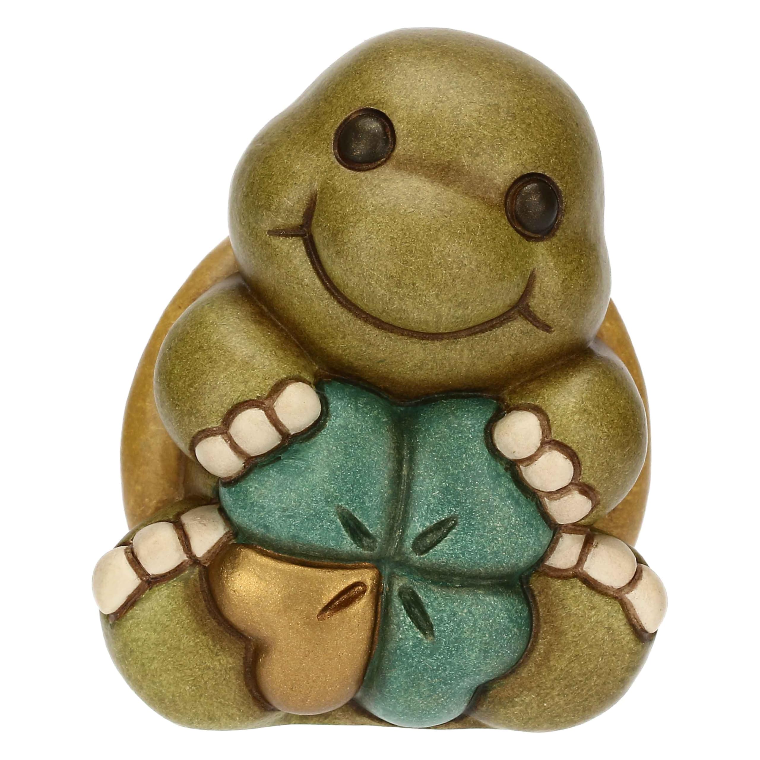 THUN - Mini Betta Lucky Tortoise - Ceramic - Animals Collection - 4.5 x 4 x 6.3 cm