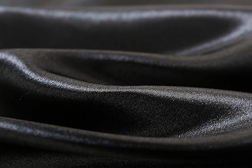 Miniatura 6 de Pijama de satén para niñas, con botones, ropa de dormir sedosa, camisón de manga corta