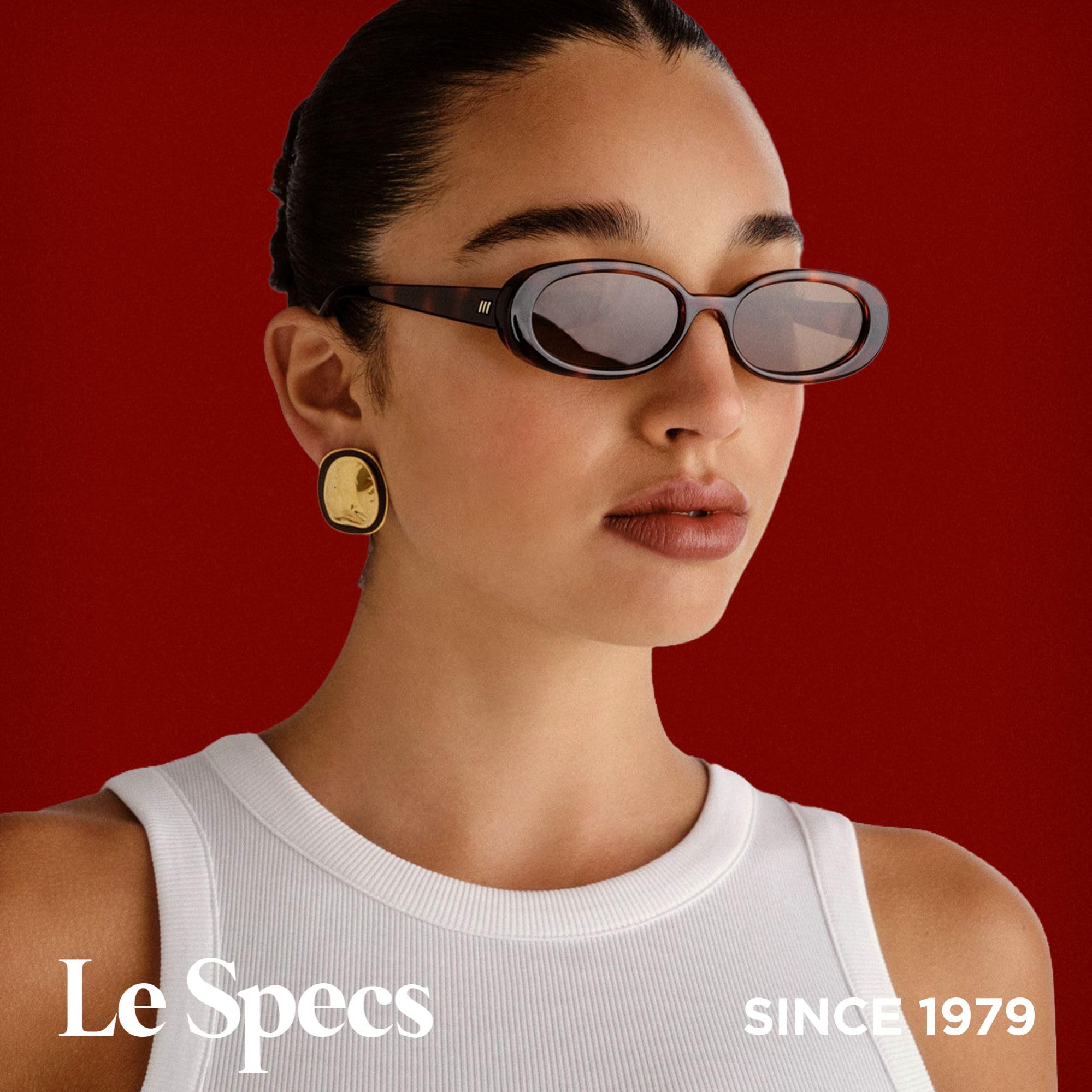 Le Specs. OUTTA LOVE - Sonnenbrille für Damen Ovale Rahmenform mit hohem UV-Schutz