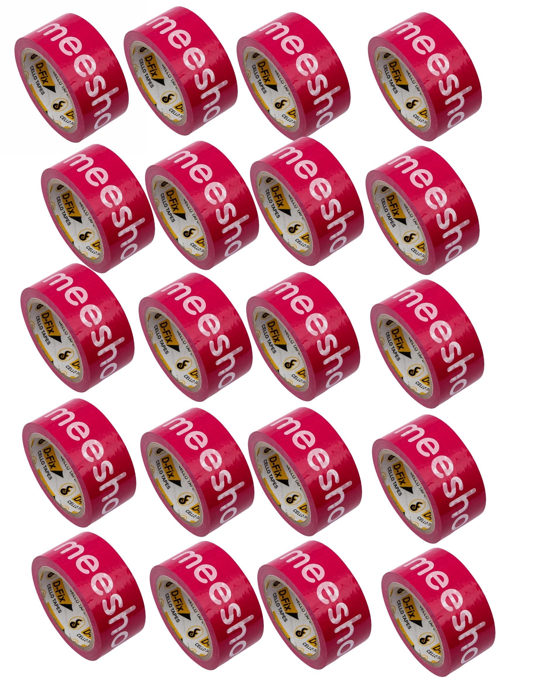 D-fix® Pack of-24, Meesho Branded Packaging Tape (48mmX65Mtr)- Pink (B0BKT396YX) Amazon Price History, Amazon Price Tracker