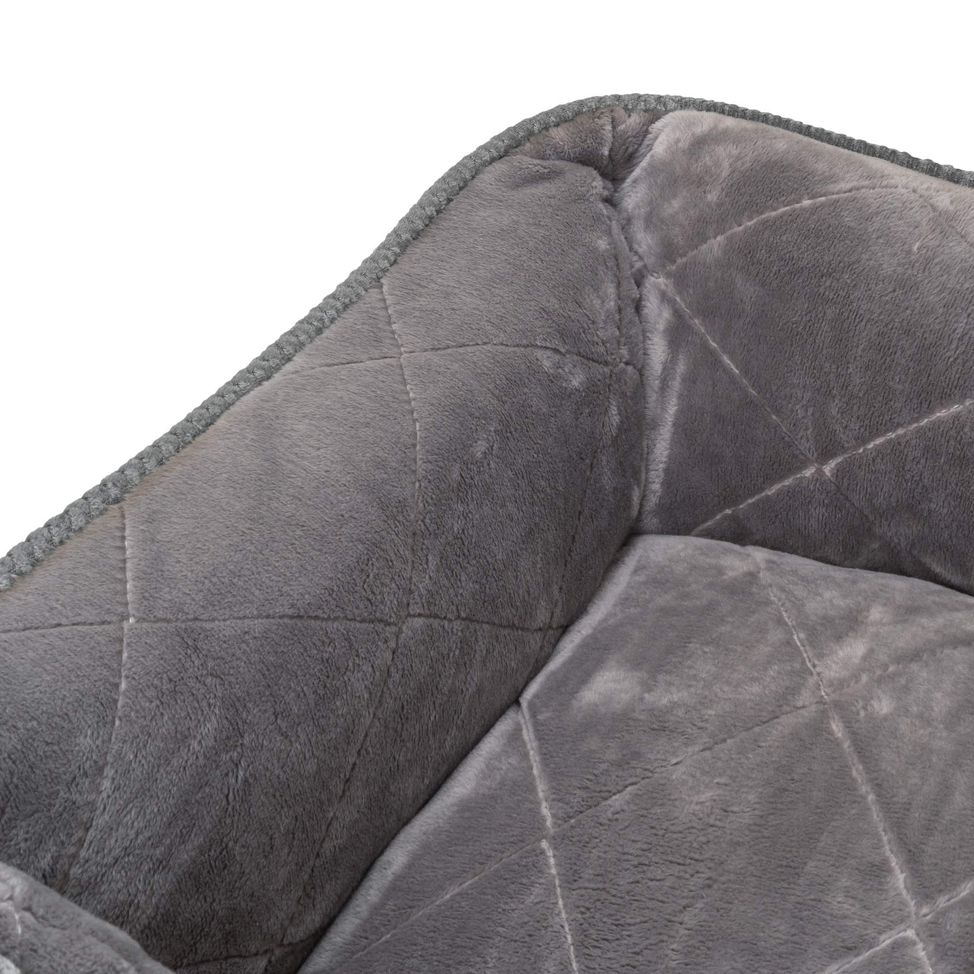 IB-Style® Happy Milo lit d'animaux | Panier pour Chiens & Chats | avec Fermeture éclair | Tailles : XL | Gris