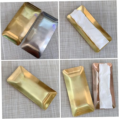 Miniatura 7 de Cabilock 1 bandeja de joyería de acero inoxidable 304, oro