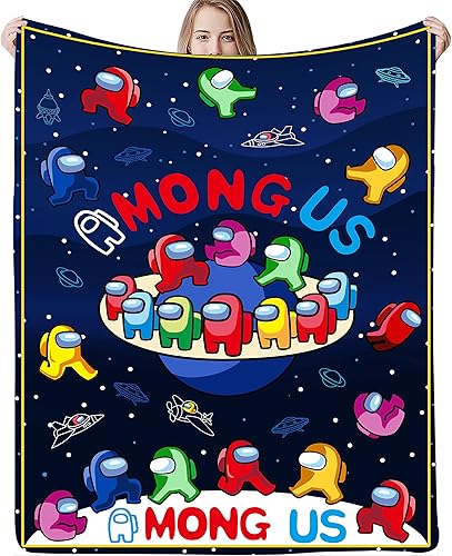 Manta de forro polar 330 GSM 50 x 60 pulgadas suave cálida y acogedora manta de franela para niñas y niños regalos entre 50 x 60 pulgadas