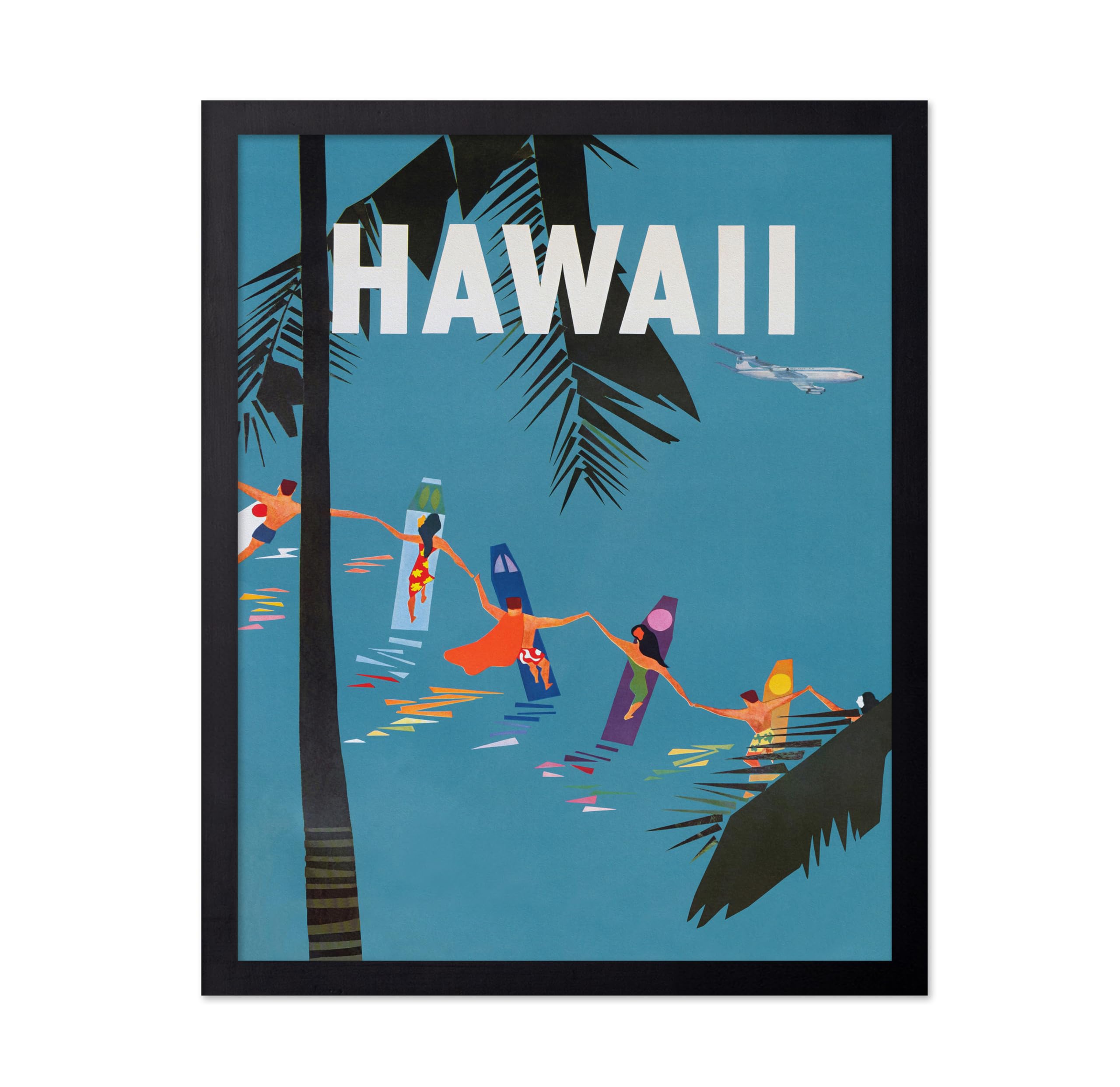 Amazon.com: Poster Master Vintage Travel Poster - Retro Hawaii