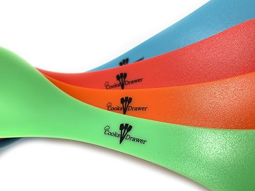 Miniatura 3 de Paquete de 4 cubiertos de camping multicolor Spork