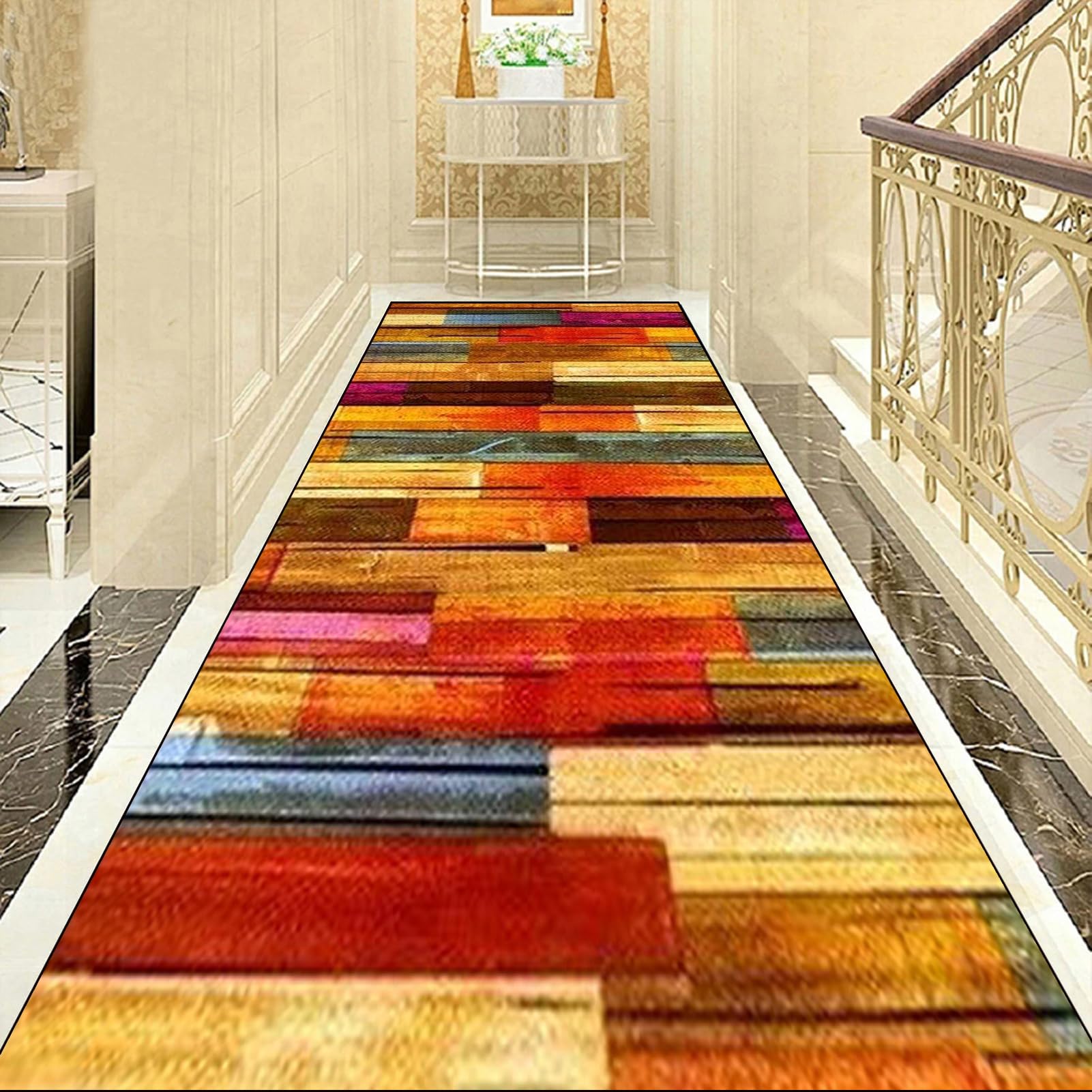 Tapis de couloir antidérapant lavable pour en finir avec les glissades de l'entrée
