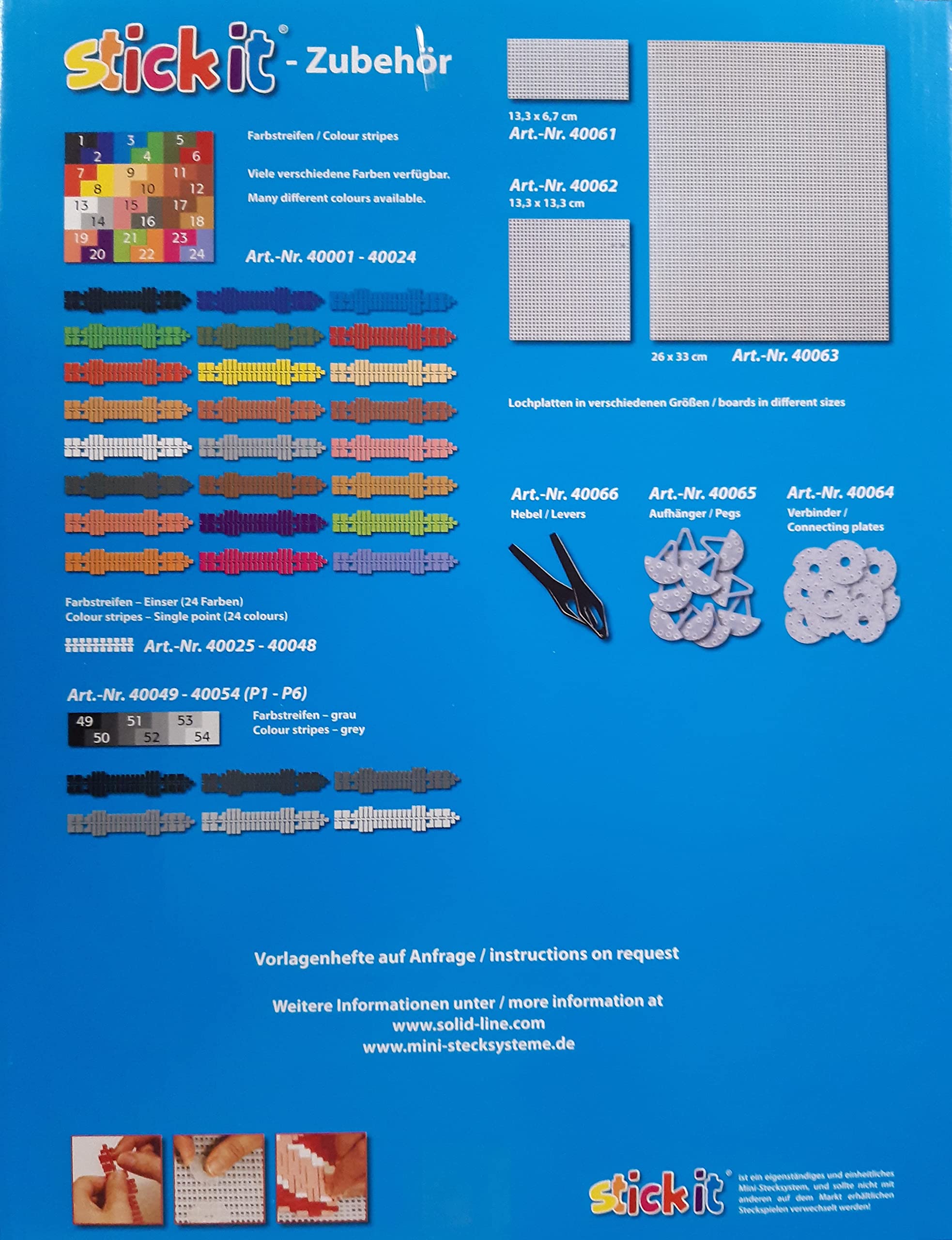 Stickit Mini Stecksystem Winterzauber ca. 4.300 Teile