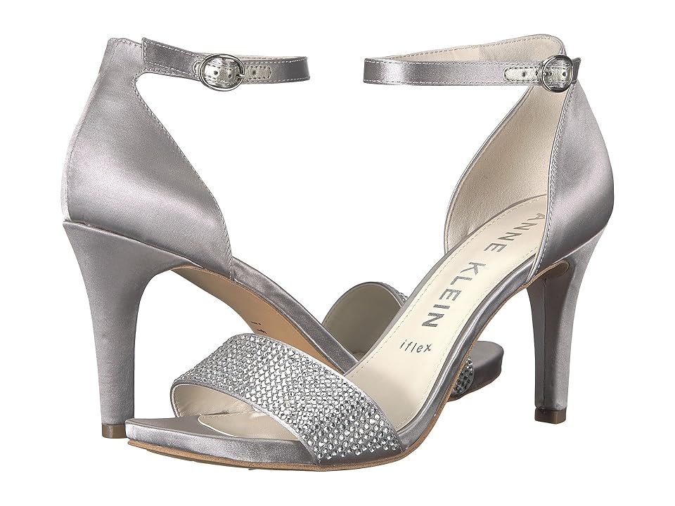 

Anne Klein Odree (Silver Satin) Women's Shoes