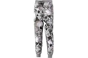 3D Skull Lounge Joggers for Unisex
