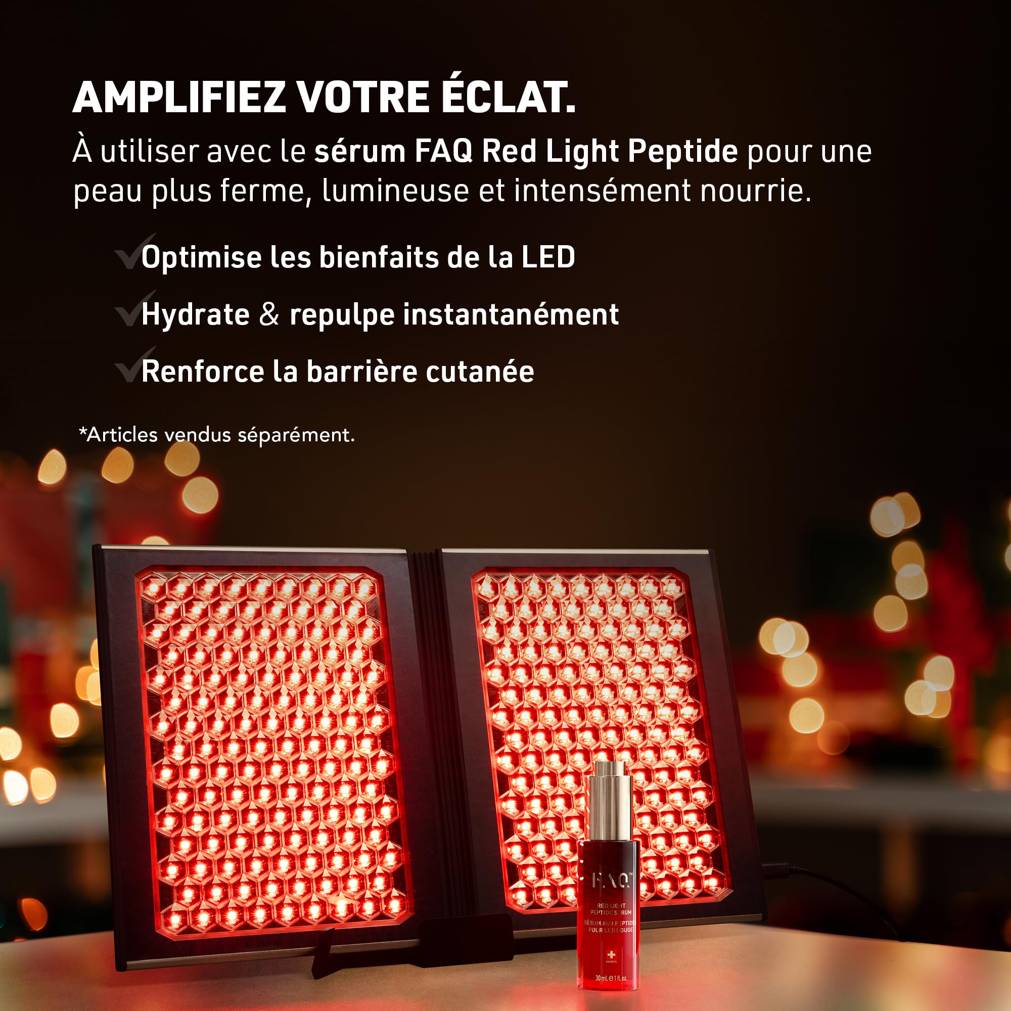 FAQ Panneau LED Double – Lampe multicolore et infrarouge à 512 LED pour le bien-être, la relaxation à domicile et la routine de soins de la peau