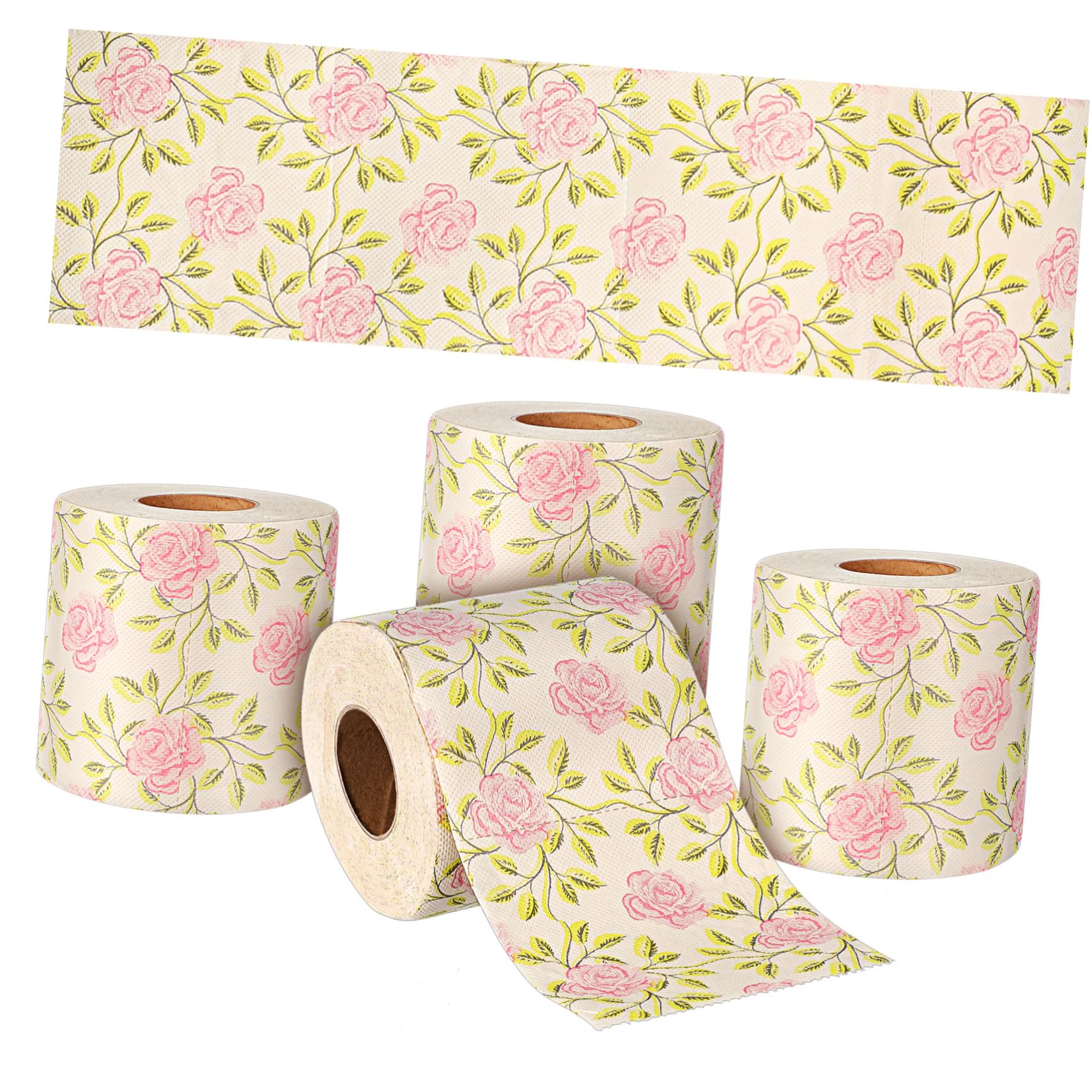 Papel higiénico de bambú que soluciona la decoración del baño en temporada festiva