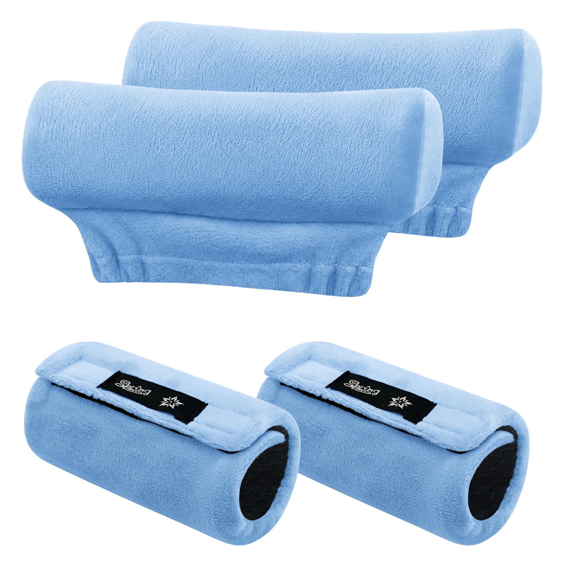 SPRING SEAON Underarm Crutch Pads, Velvet Padded Crutches Covers Non Slip Padding Cushion Crutch Accessories