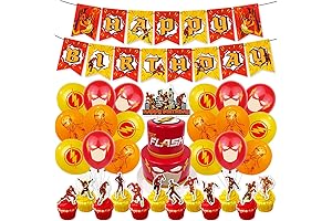Flash Cupcake Toppers: Illuminate Your Superheroic Celebrations