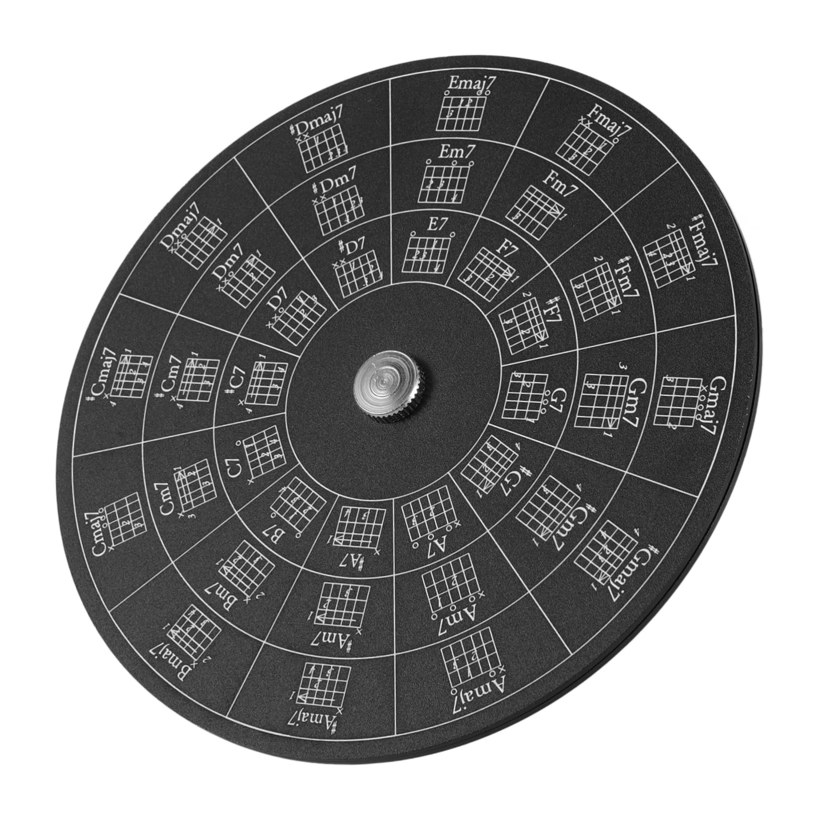 ibasenice 3stücke Guitar Chord Wheel Aus Aluminiumlegierung Musikalisches Hilfsmittel Zur Harmonielehre Leicht Und Langlebig Für Gitarrenanfänger Und Liebhaber