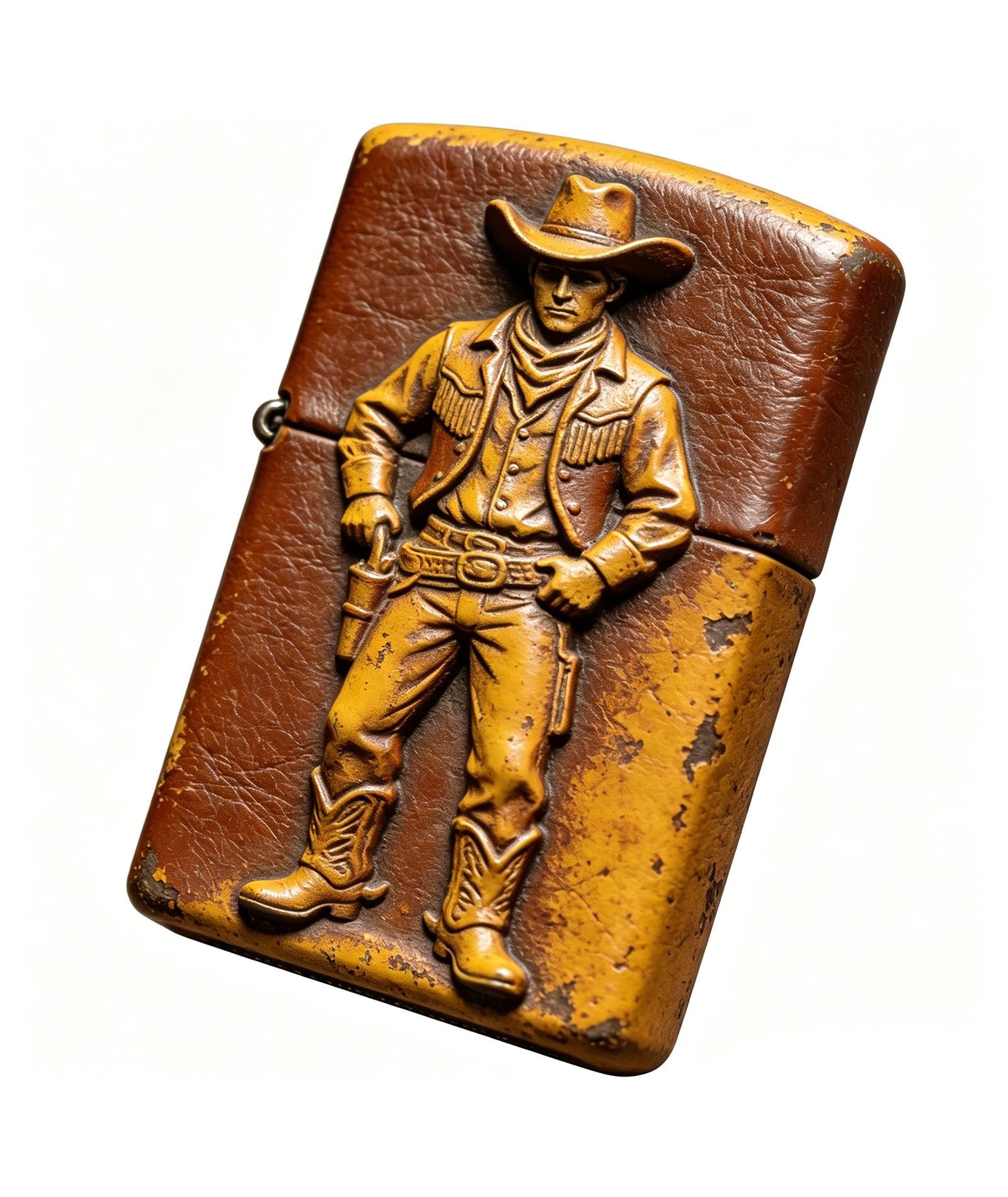 Vintage Trench Lighter Cool Soft Flame Kerosene Fluid Refillable Lighter with Flint Wheel Ignition (No Fuel) (B)
