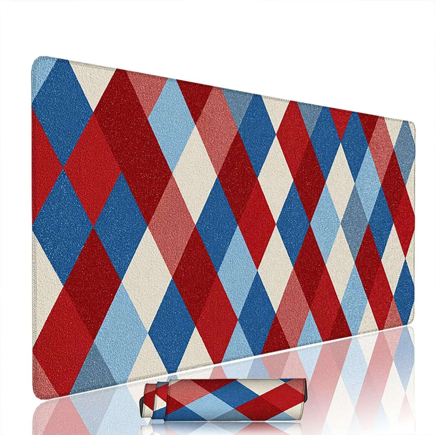 Podkładka pod mysz XXL Abstrakcyjna podkładka pod mysz do gier Akcesoria na biurko Duża klawiatura i komputerowa 1200 x 600 x 3 mm podkładka na biurko geometria podkładka PC wodoodporne antypoślizgowe