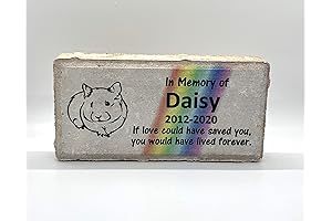 Personalized Guinea Pig Memorial Stone - Unique Rainbow Bridge Remembrance