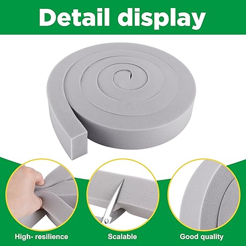 Miniatura 3 de Tlswshsy 3 cintas de espuma para aire acondicionado, 2 x 1 pulgada x 6.5 pies, burlete de espuma de CA no adhesiva con punto de pegamento para aire