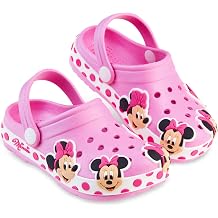 Get Trend Disney Stitch | Minnie | Princess Girls Clogs, Slip On Slides Slippers, Garden Sandals, Beach Shoes, Non-Slip Sole