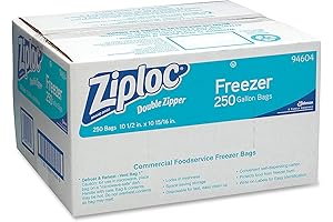 Ziploc 1 Gallon Freezer Bags: Preserve Food with Superior Protection