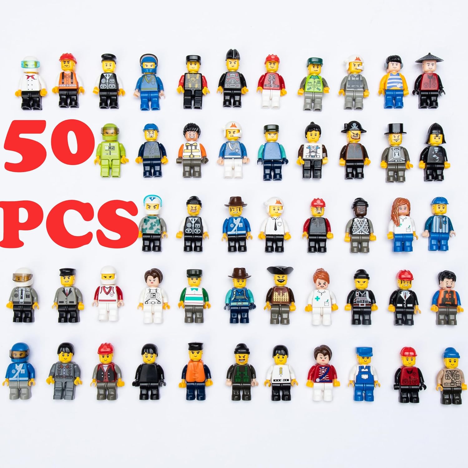 Amazon.com: ELECBYTES Minifigures, Minifigs, Action Figure, Mini Figure ...