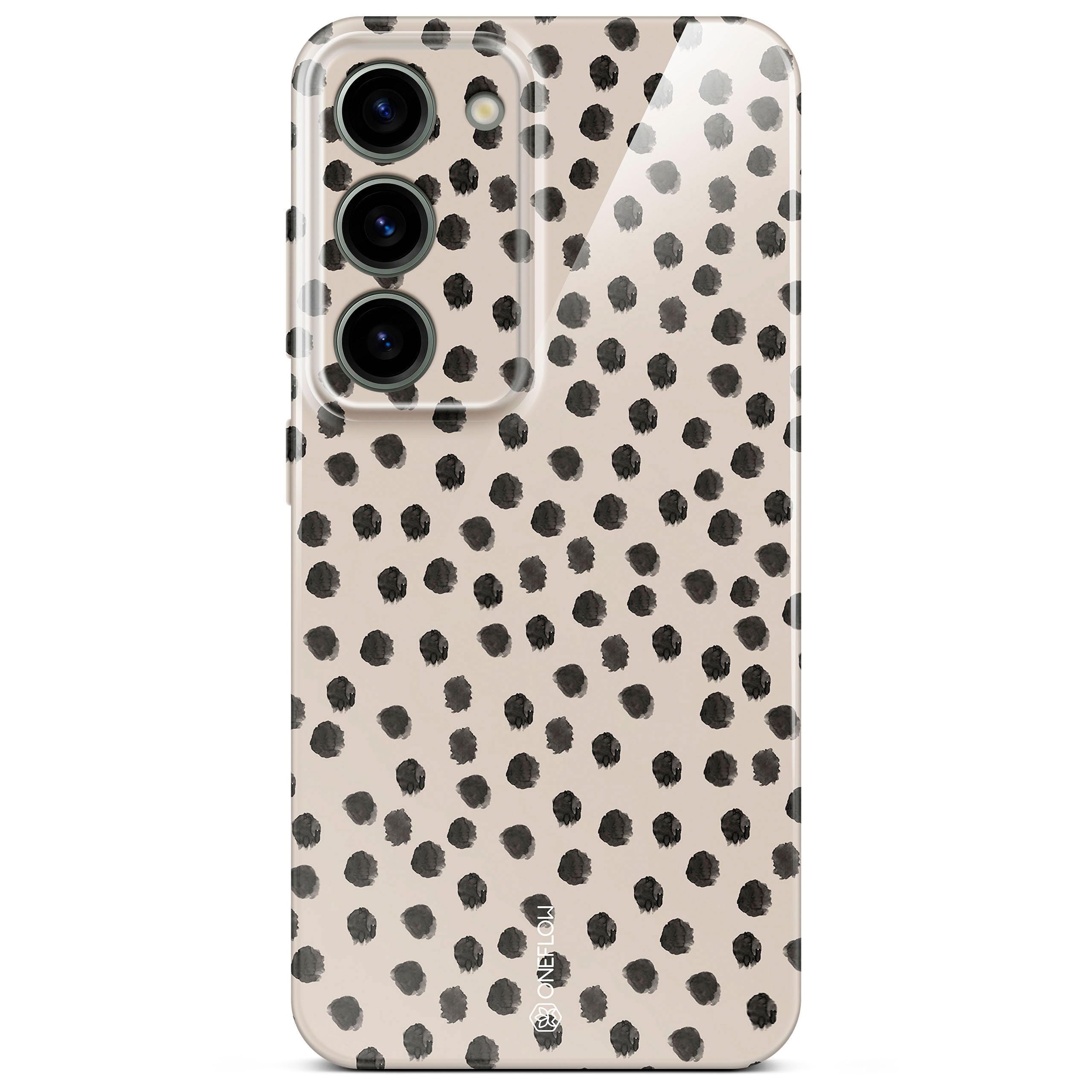 Coque Samsung S23 protection caméra étui rigide imprimé motif points ONEFLOW - 8