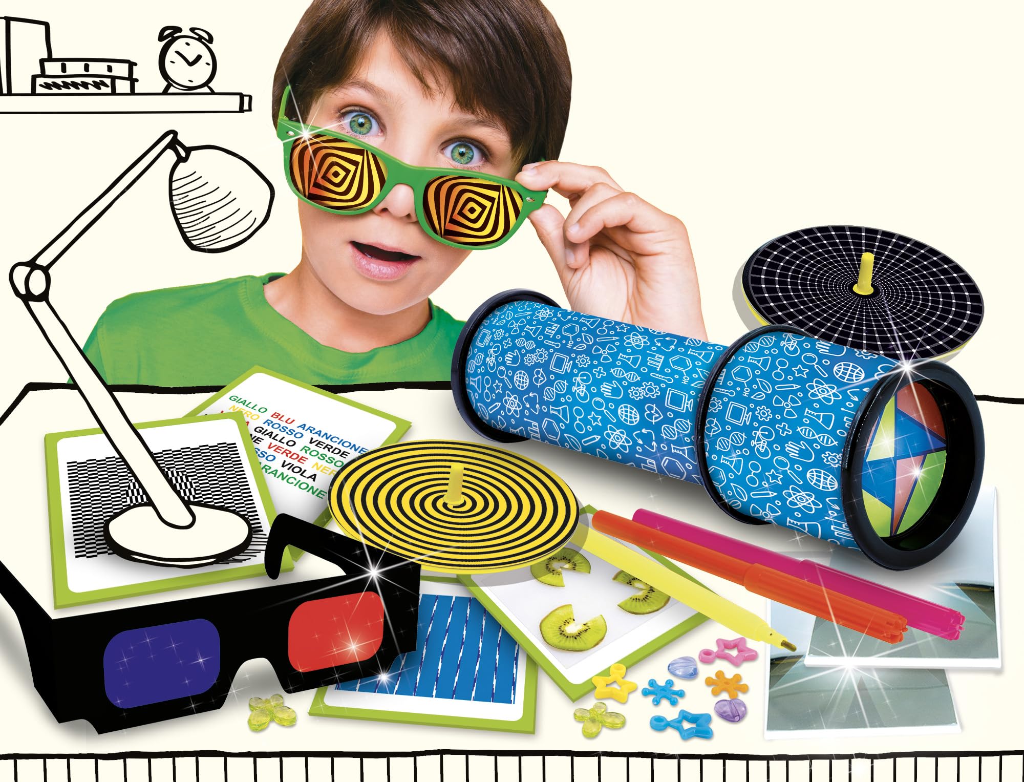 Liscianigiochi – I'm A Genius Le Télescope, Outil Astronomie, 3 Optiques Interchangeables, Trépied, Sans Piles, Dès 8 Ans