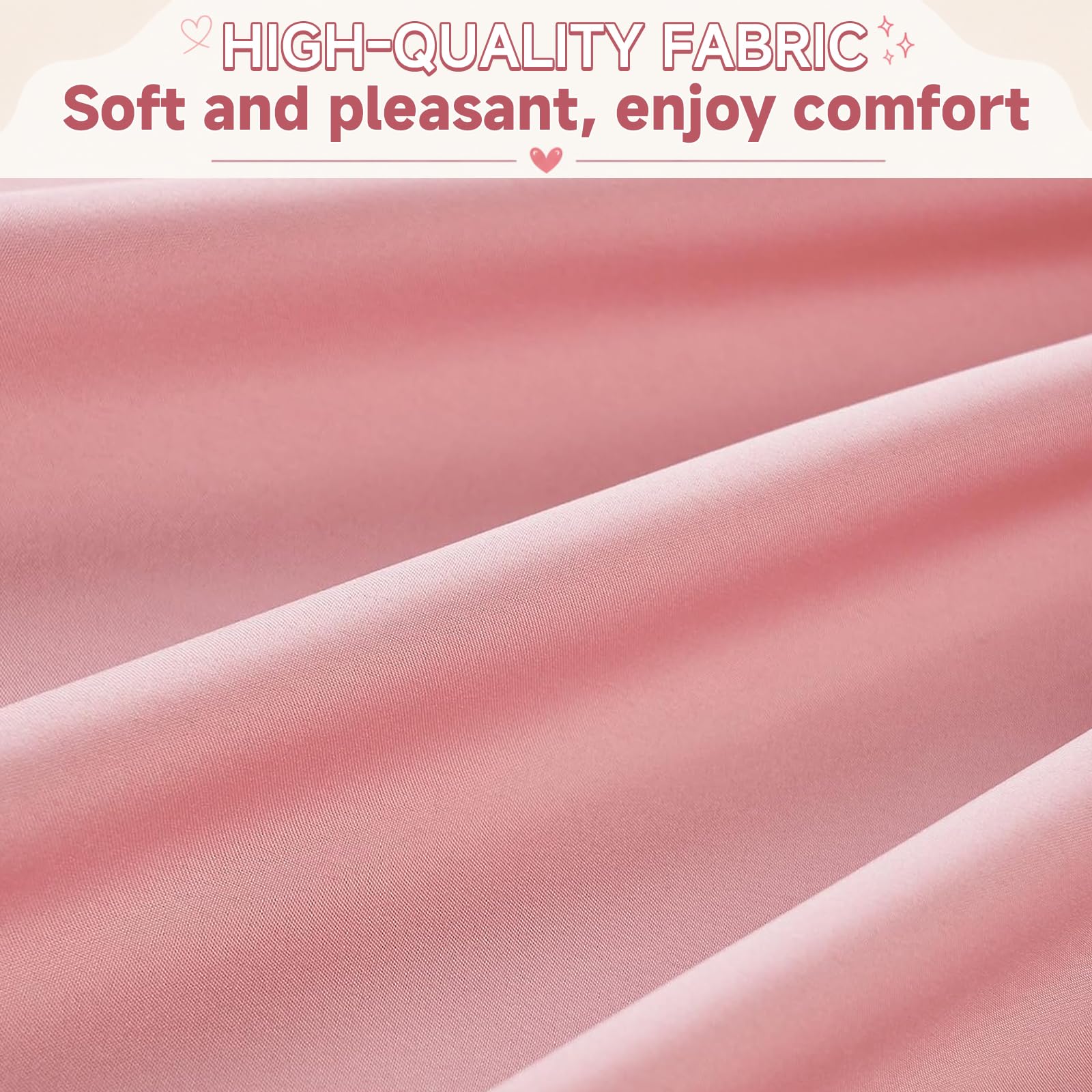 Betthimmel Hausbett aus Musselin 135x350cm Rosa 2er Pack