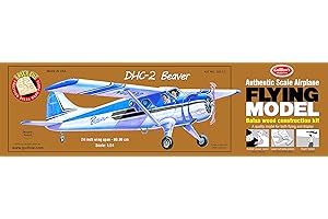 Guillow's Beaver DHC-2 Balsa Wood RC Airplane Kit: Precision Model Building for Aspiring Aviators