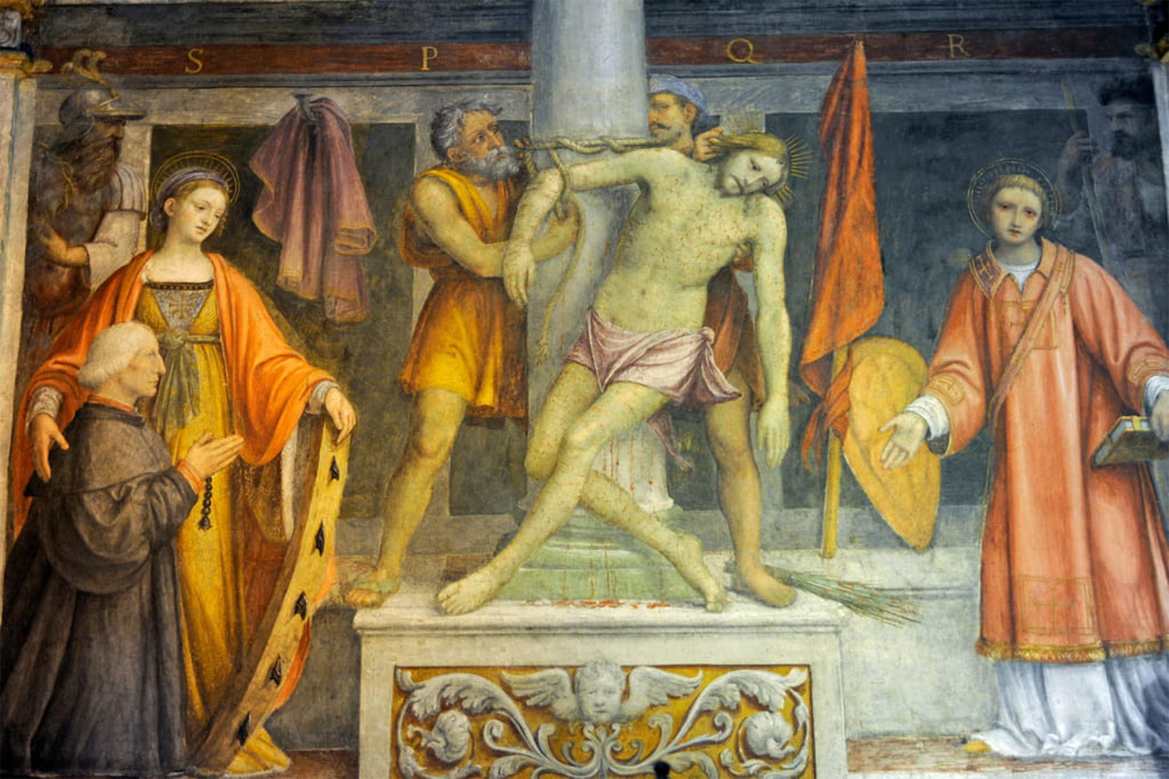 Art mural Jésus Bernardino Luini poster grand format pour dynamiser un mur vide