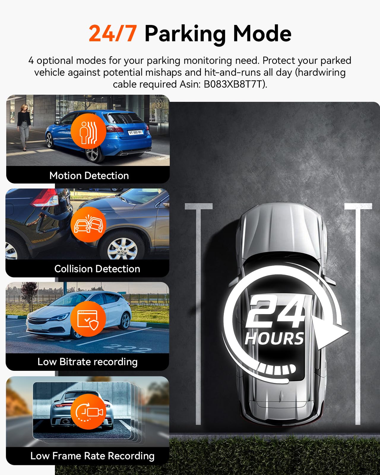 REDTIGER F17 4K 3CH Dash Cam, STARVIS 2 Sensor HDR, 64GB Card, 5.8GHz WiFi | 2160P+1080P*2 Front Inside and Rear, 4 IR Night Vision, G-Sensor, GPS Tracking, Exclusive App, WDR Car Camera, Parking Mode thumbnail 12