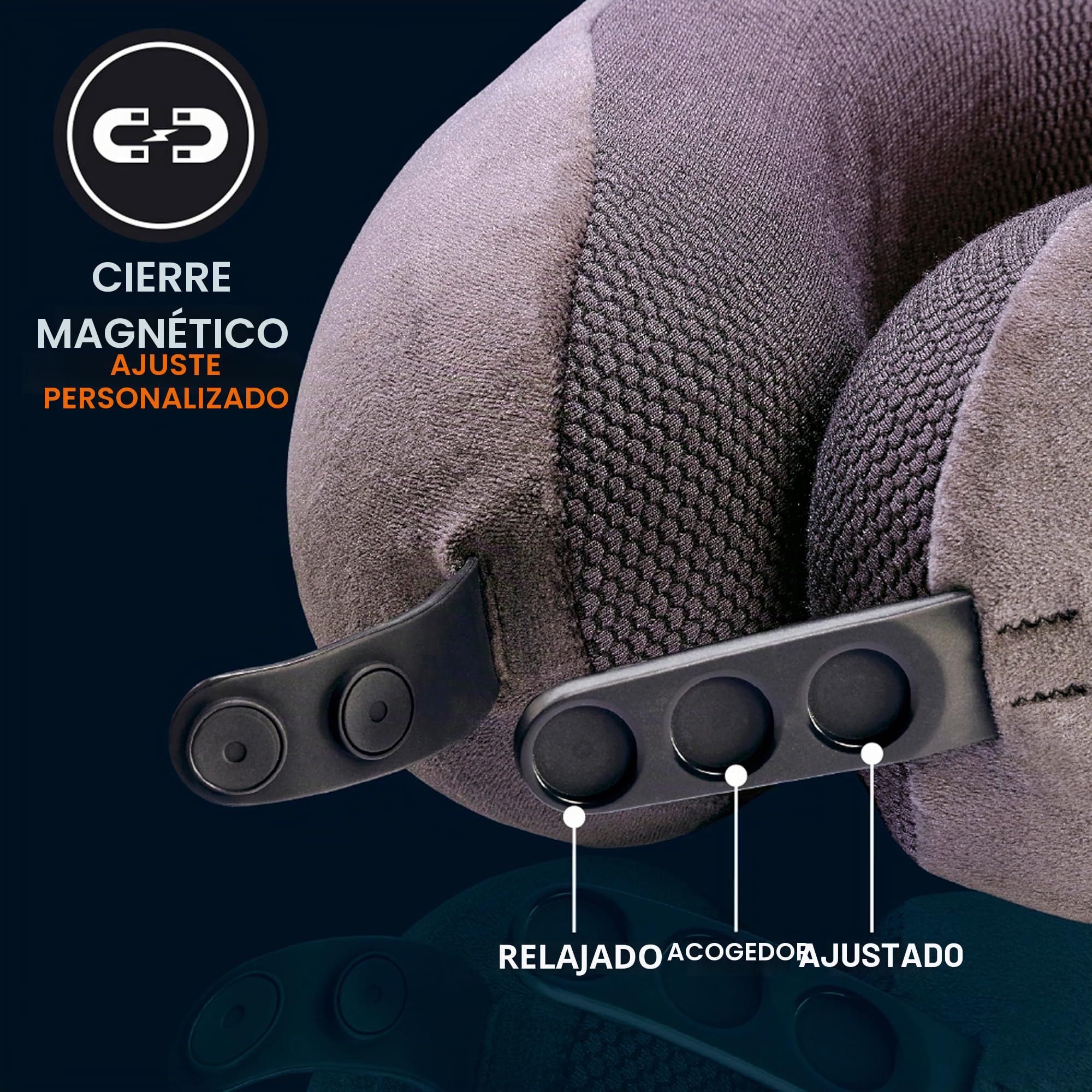 Go Travel Luxury Ultimate 3.0 Almohada de Viaje para el Cuello - (Ref 489.101)