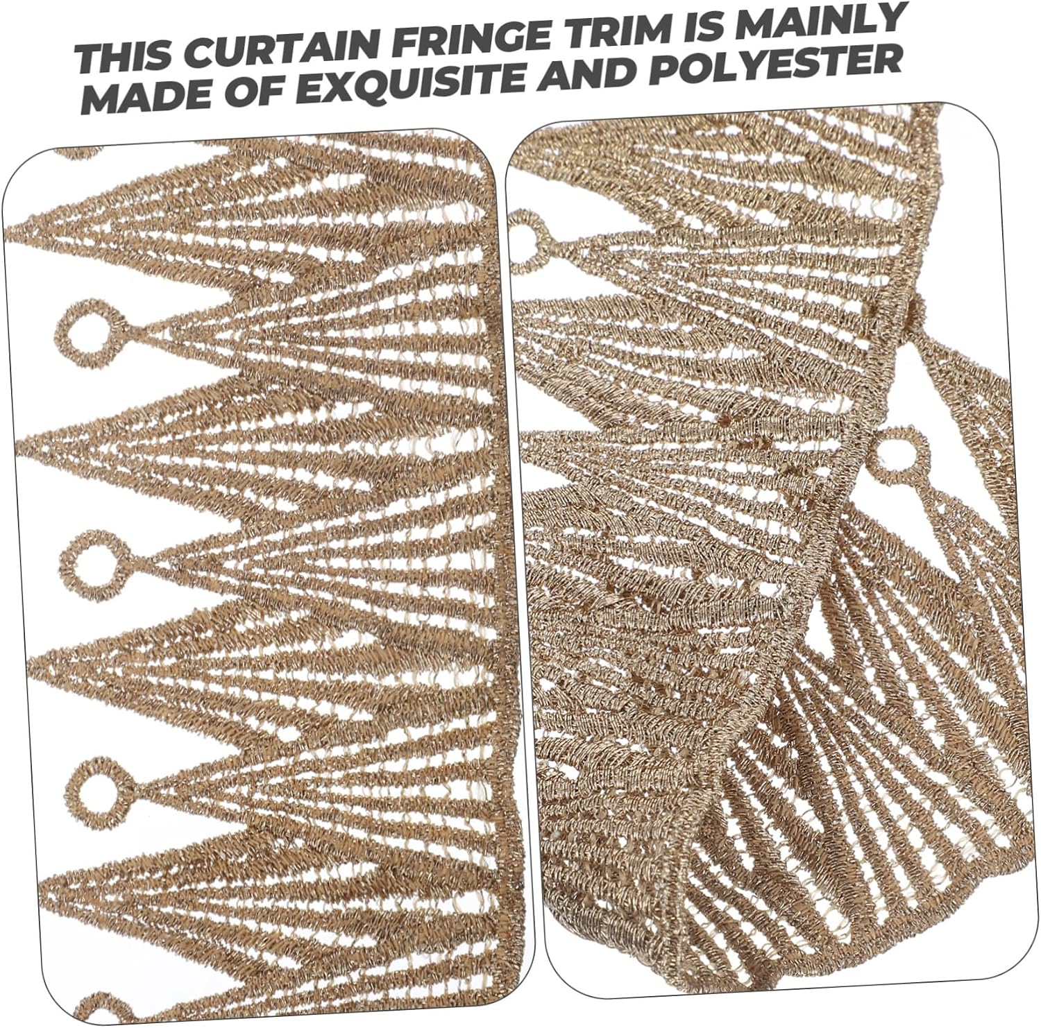 Decorative Lace Fringe Trim for Curtains, Sewing, Home Projects