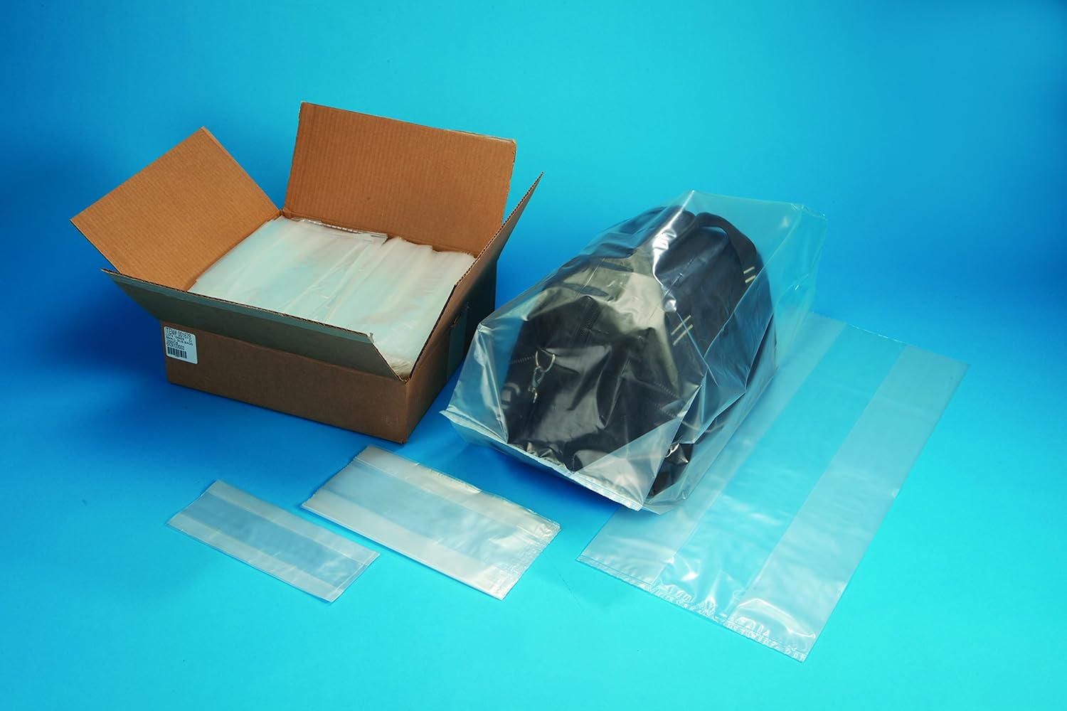 6 X 3 1/2 X 15" 1.5 Mil Gusseted Poly Bag (1,000 Bags) Elkay Plastics 15G063515