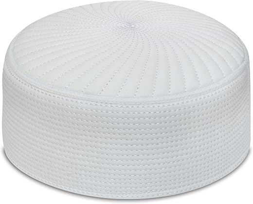 Muslim Namaz Cap | Embroidered Prayer Topi | Lightweight &amp; Comfortable Islamic Cap for Daily Namaz, Eid, Jummah &amp; Mosque U...