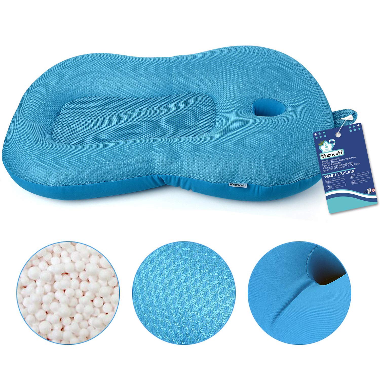 Baby-Badekissen, schwimmendes Design, für Neugeborene.