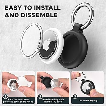 Amazon.com: Apple AirTag Holder, 4 Pack Aitag Case Super