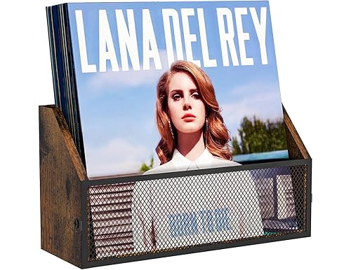 12 Pack Vinyl Record Shelf Wall Mount, Display Your Favorite Records