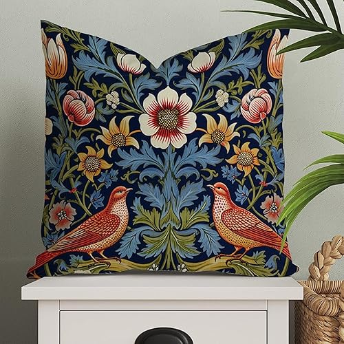Vista 138 de ArogGeld Chinoiserie - Fundas de almohada escénicas asiáticas, estilo asiático, funda de almohada azul y verde Kelly, funda de cojín para decoración