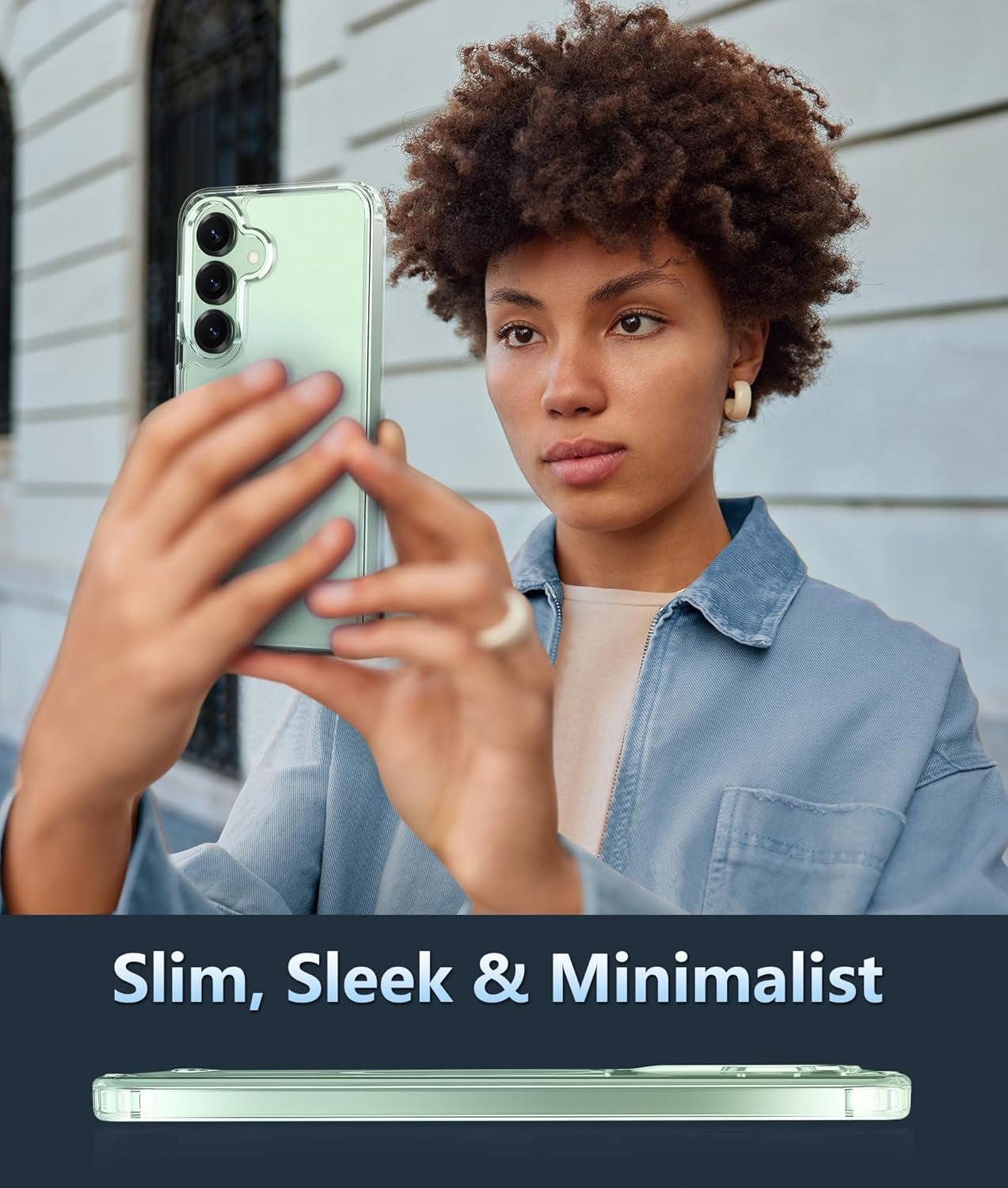 FNTCASE for Samsung Galaxy S25 Case: Galaxy S24 Case Military Grade Drop Protection Anti Yellowing Cell Phone Cover - Rugged Protective Transparent Cases (Clear) - Image 7