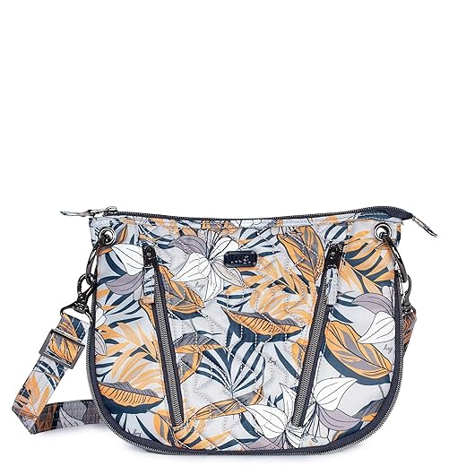 Lug Swivel Convertible Crossbody Bag, Contemporary Black