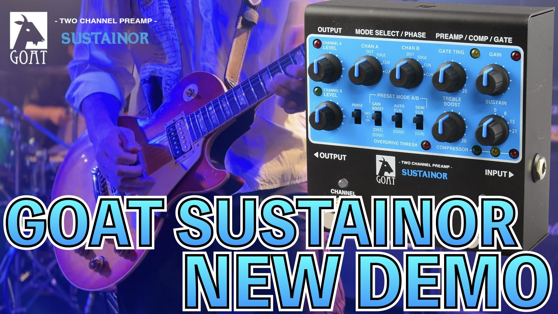 ギター GOAT Bule Series SUSTAINOR Amazon.com: GOAT Blue Series SUSTAINOR : Musical Instruments