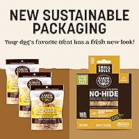 Vista 2 de Earth Animal No Hide - Masticables duraderos sin piel cruda para perros pequeños, sabor a mantequilla de maní - 6