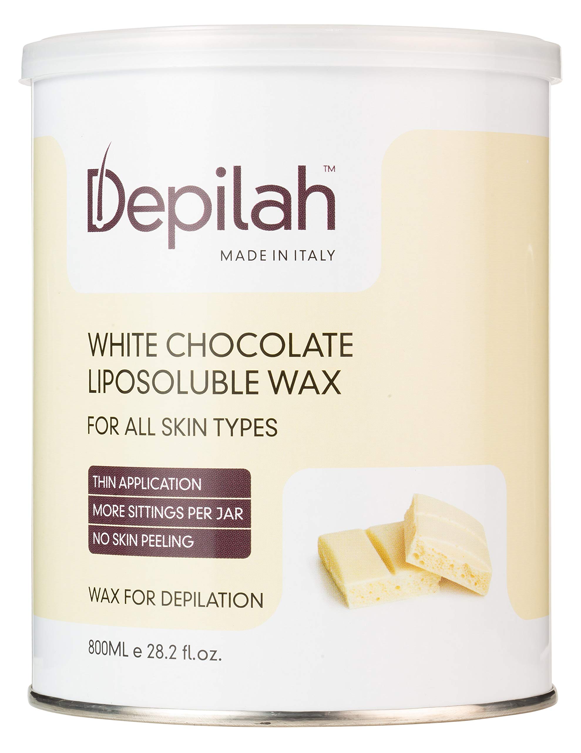 DEPILAH White Chocolate Liposoluble Wax For Normal Skin - 800 Ml, Women (B07DZX74FG) Amazon Price History, Amazon Price Tracker